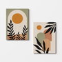 Wallity Lienzo Decorativo Multicolor 70 x 100 cm (Set de 2)